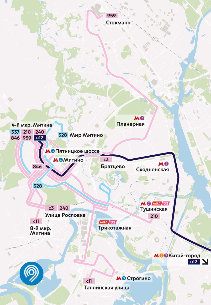 Карта электробусных маршрутов москвы